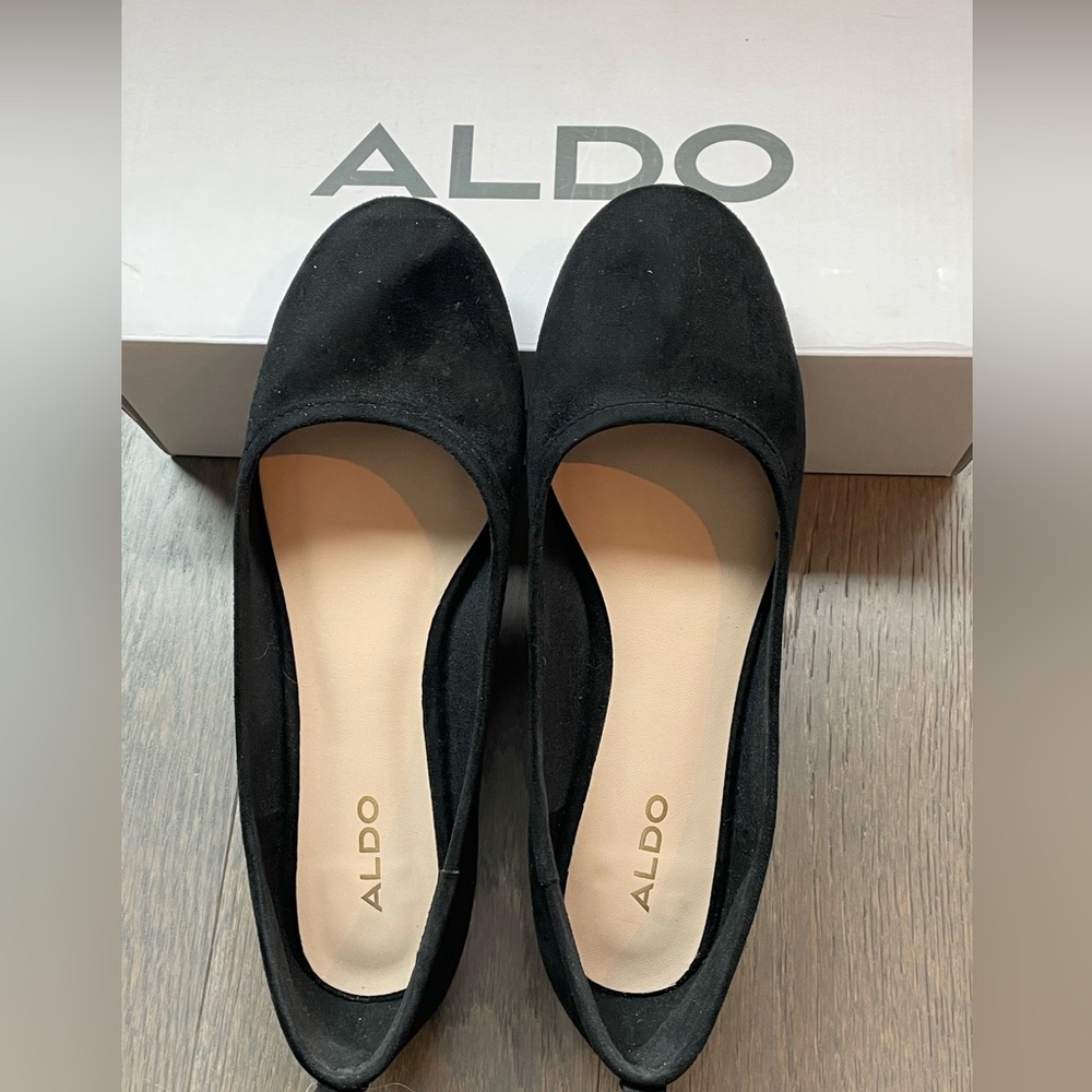 Suede Ballet Flats- LIKE NEW